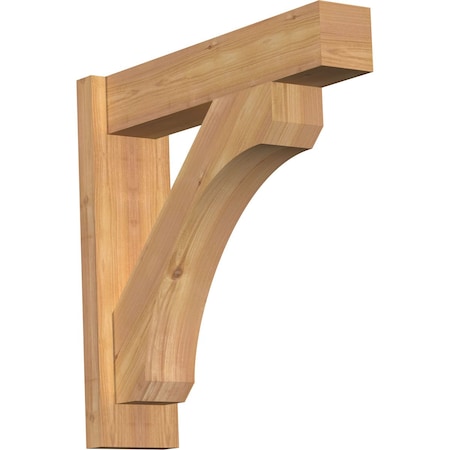 Ekena Millwork Legacy Block Smooth Outlooker, Western Red Cedar, 5 1/2"W x 22"D x 22"H OUT06X22X22LEC05SWR